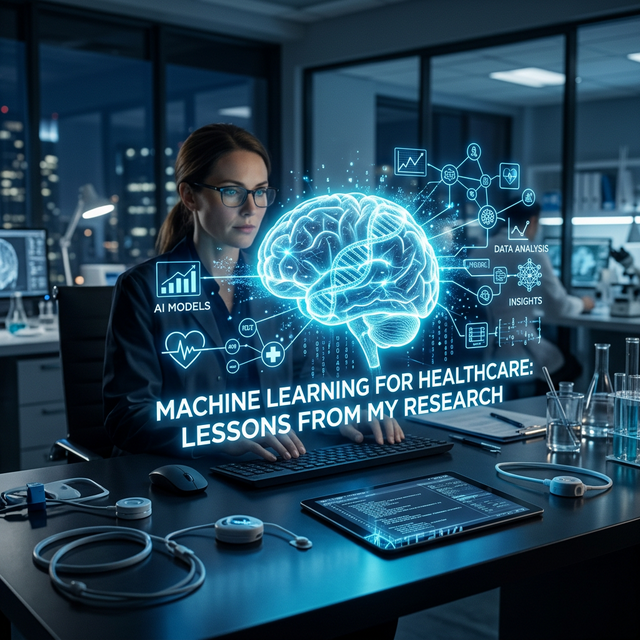 Machine Learning for Healthcare: Lessons from My Research