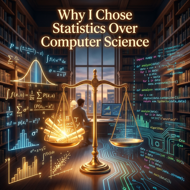 Why I Chose Statistics Over Computer Science